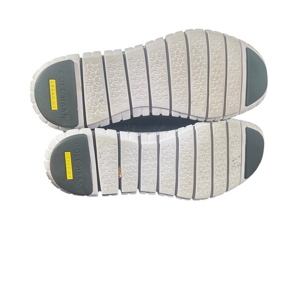 Cole Haan Black Leather Wingtip Oxford Sneakers - Size 8.5 - Picture 6 of 9